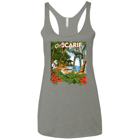 T-Shirts Venetian Grey / X-Small Greetings from Scarif Women's Triblend Racerback Tank