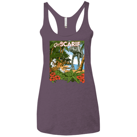 T-Shirts Vintage Purple / X-Small Greetings from Scarif Women's Triblend Racerback Tank