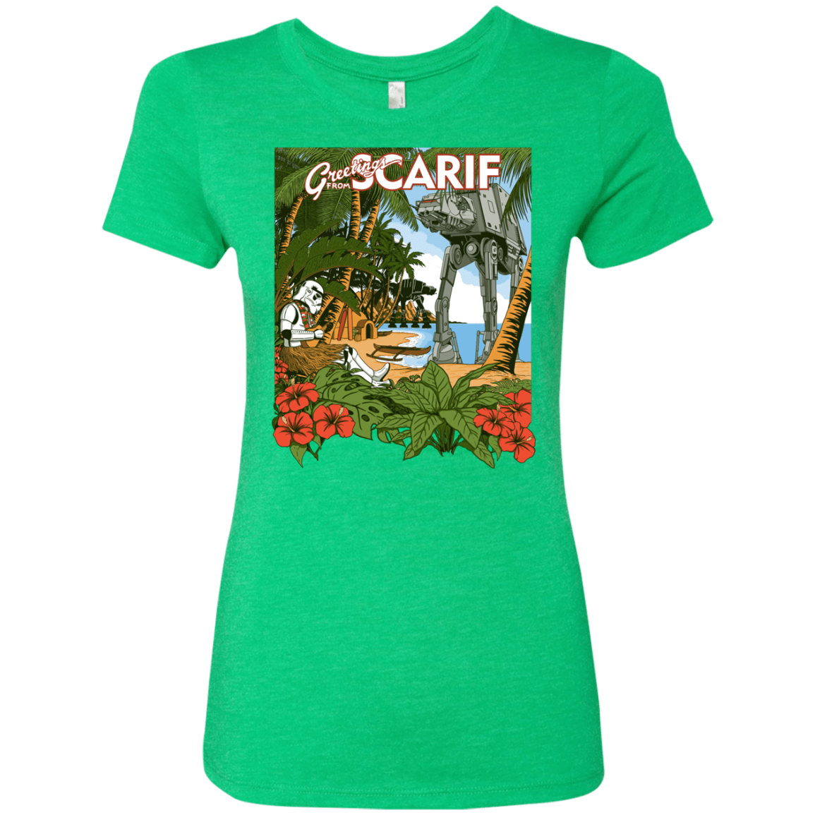 T-Shirts Envy / S Greetings from Scarif Women's Triblend T-Shirt