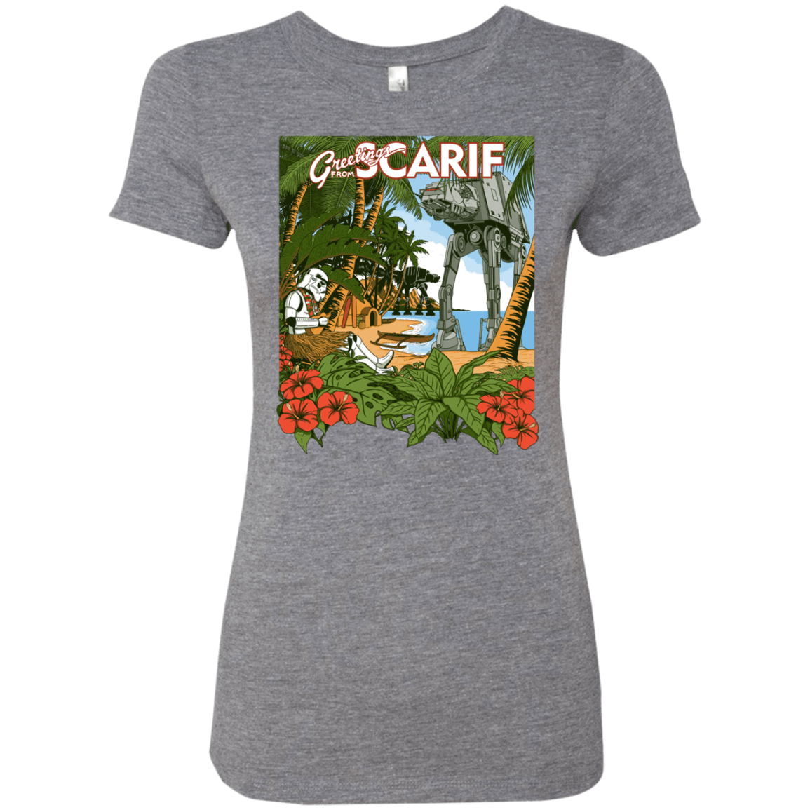 T-Shirts Premium Heather / S Greetings from Scarif Women's Triblend T-Shirt