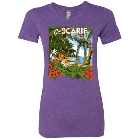 T-Shirts Purple Rush / S Greetings from Scarif Women's Triblend T-Shirt
