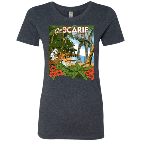 T-Shirts Vintage Navy / S Greetings from Scarif Women's Triblend T-Shirt