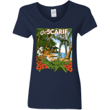 T-Shirts Navy / S Greetings from Scarif Women's V-Neck T-Shirt