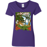 T-Shirts Purple / S Greetings from Scarif Women's V-Neck T-Shirt