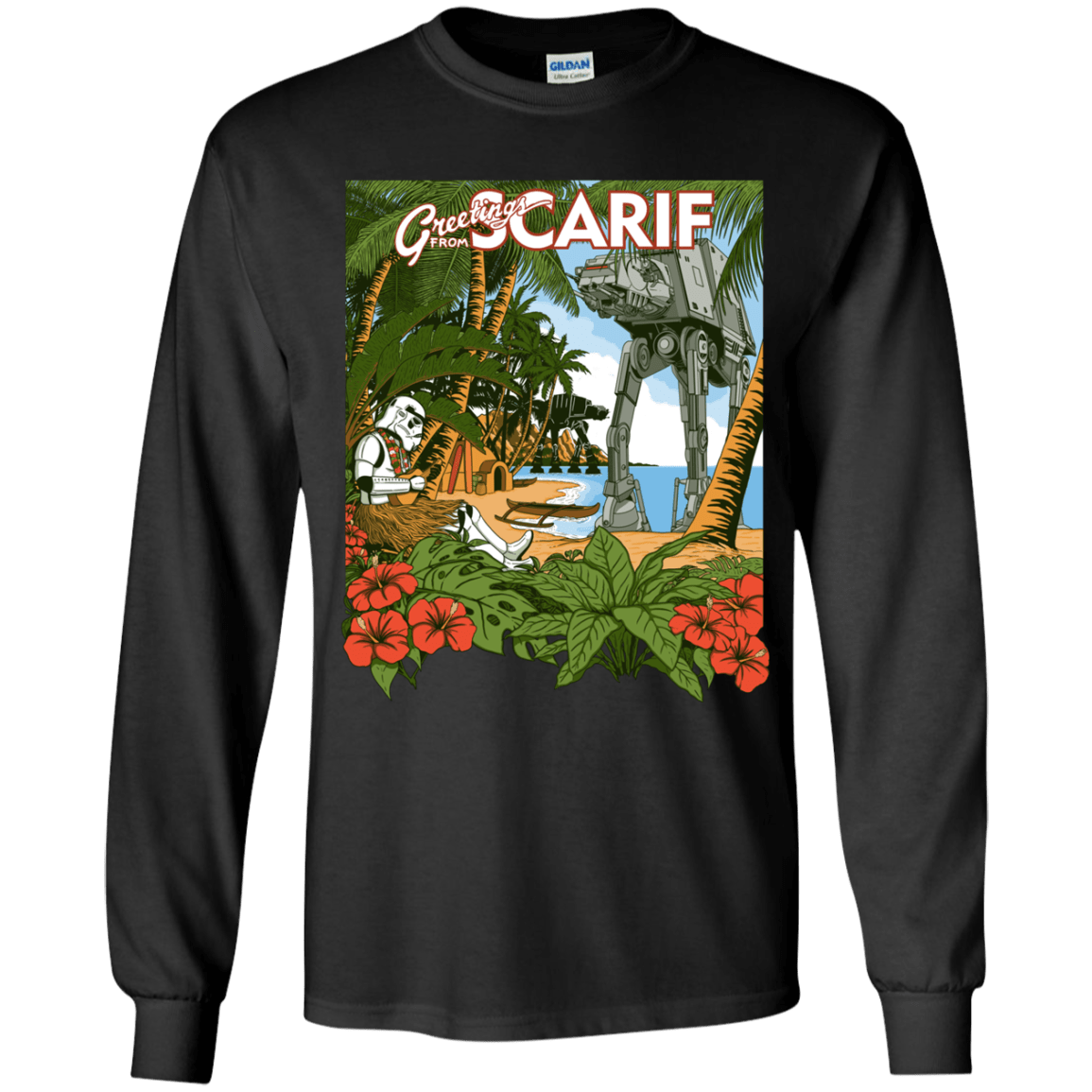 T-Shirts Black / YS Greetings from Scarif Youth Long Sleeve T-Shirt