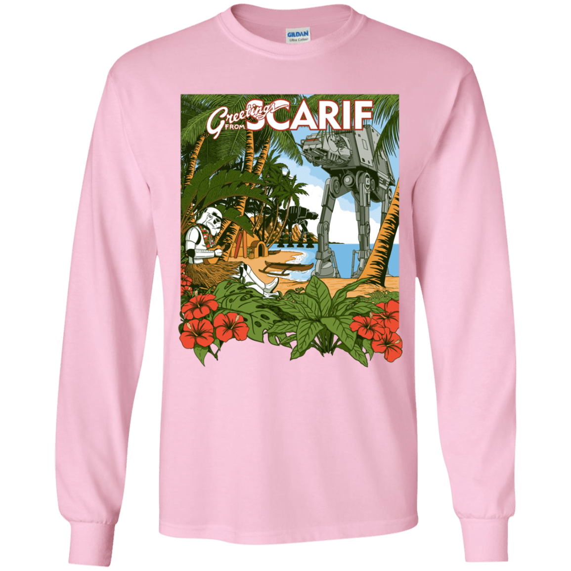 T-Shirts Light Pink / YS Greetings from Scarif Youth Long Sleeve T-Shirt