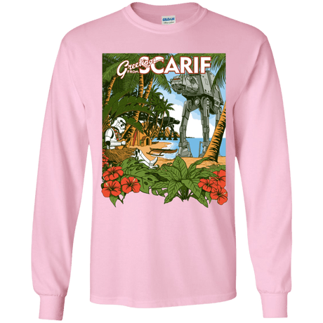 T-Shirts Light Pink / YS Greetings from Scarif Youth Long Sleeve T-Shirt