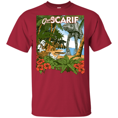 T-Shirts Cardinal / YXS Greetings from Scarif Youth T-Shirt