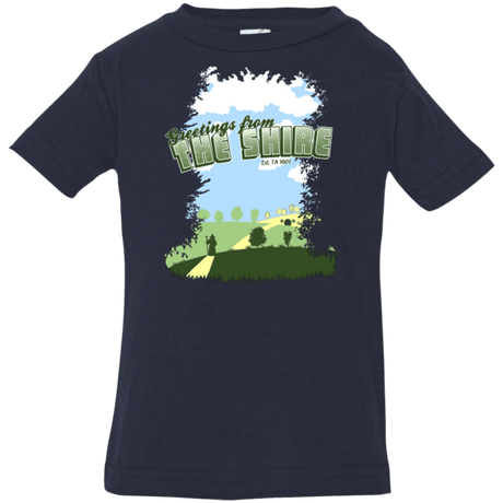T-Shirts Navy / 6 Months Greetings From Shire Infant Premium T-Shirt