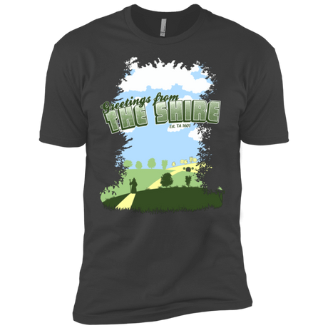 T-Shirts Heavy Metal / X-Small Greetings From Shire Men's Premium T-Shirt
