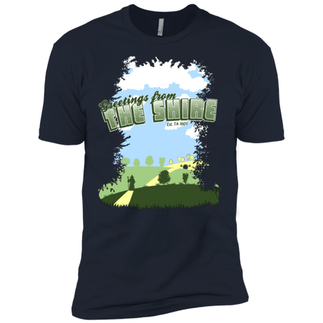 T-Shirts Midnight Navy / X-Small Greetings From Shire Men's Premium T-Shirt