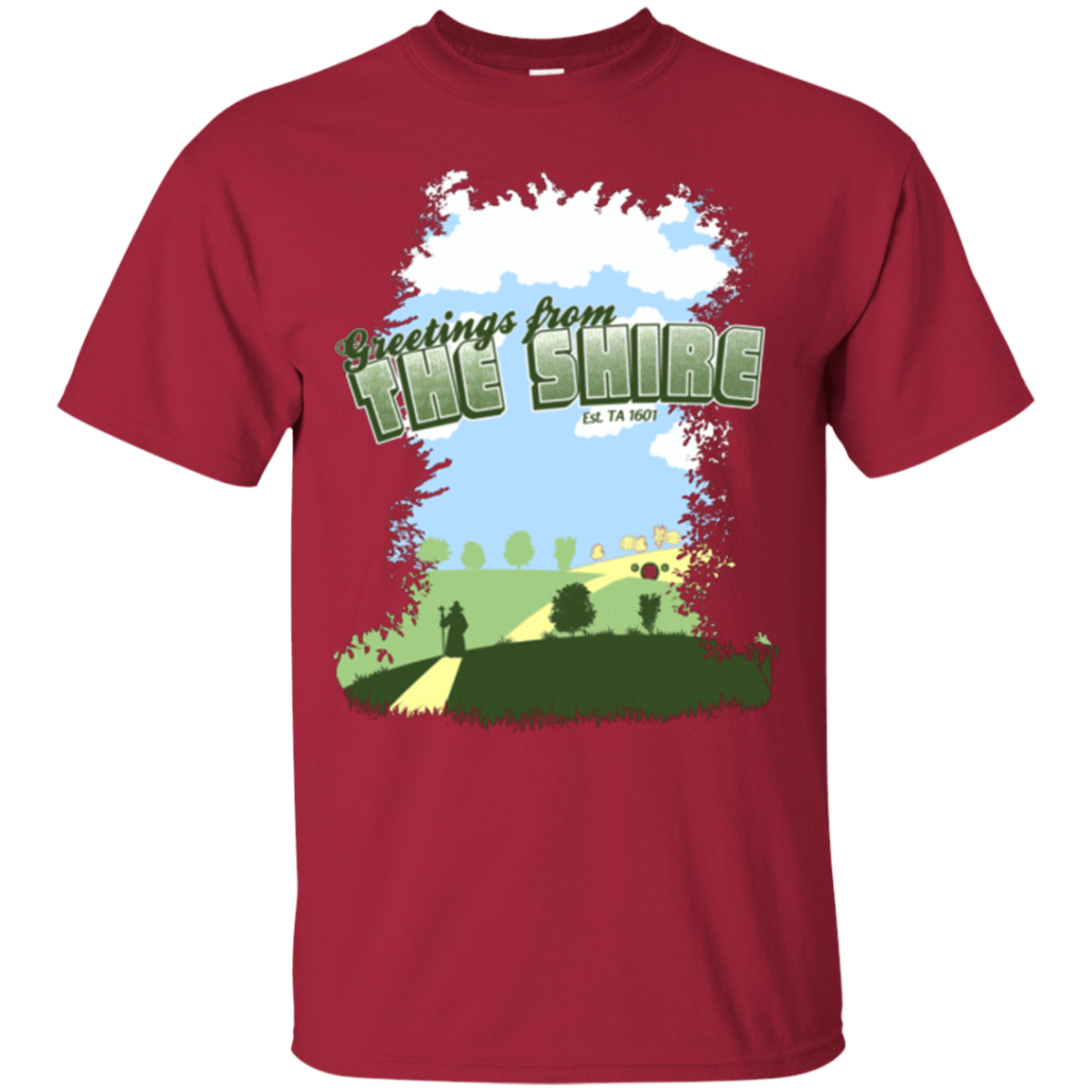 T-Shirts Cardinal / Small Greetings From Shire T-Shirt