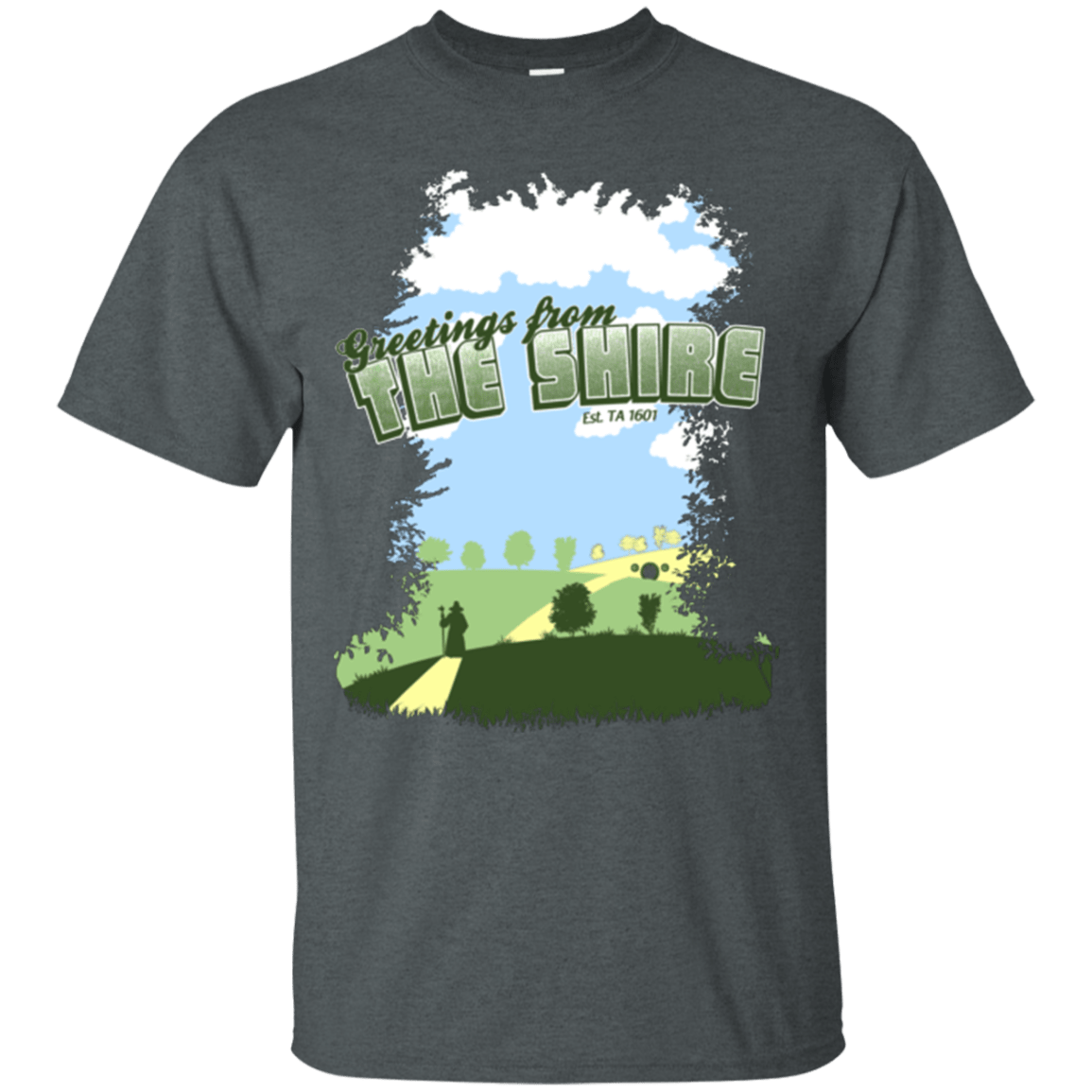 T-Shirts Dark Heather / Small Greetings From Shire T-Shirt