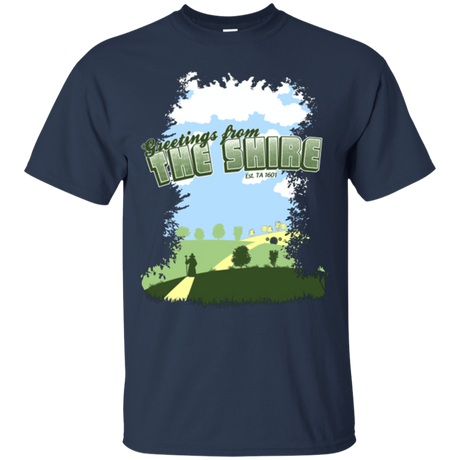 T-Shirts Navy / Small Greetings From Shire T-Shirt