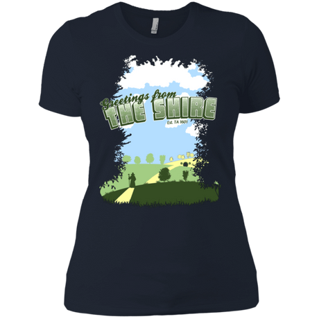 T-Shirts Midnight Navy / X-Small Greetings From Shire Women's Premium T-Shirt