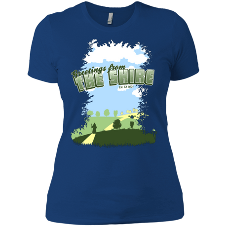 T-Shirts Royal / X-Small Greetings From Shire Women's Premium T-Shirt