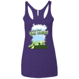 T-Shirts Purple / X-Small Greetings From Shire Women's Triblend Racerback Tank