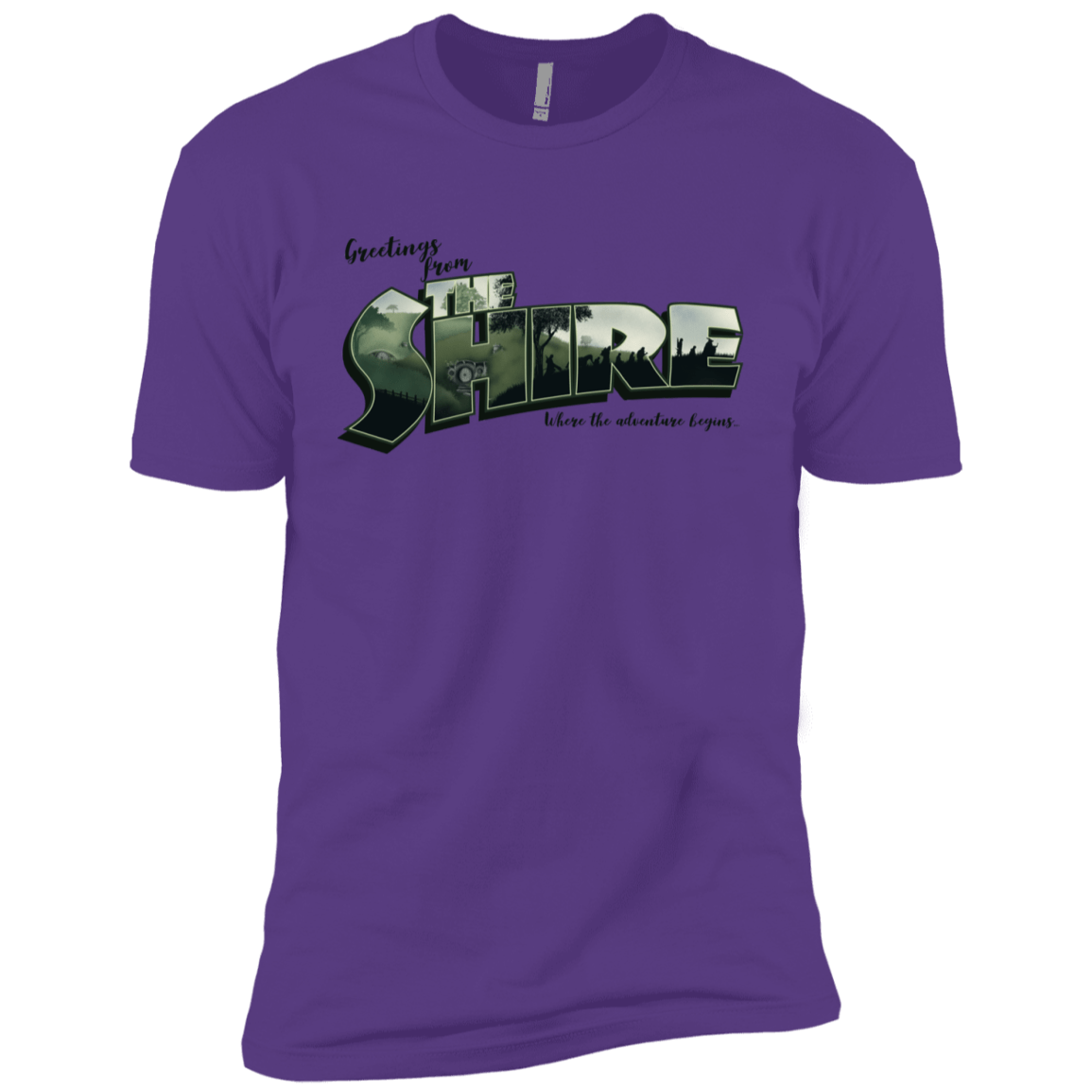 T-Shirts Purple Rush / YXS Greetings from the Shire Boys Premium T-Shirt