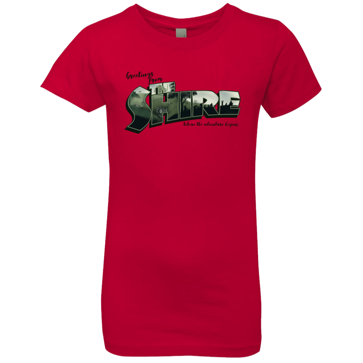 T-Shirts Red / YXS Greetings from the Shire Girls Premium T-Shirt