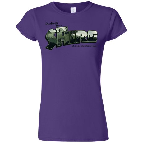T-Shirts Purple / S Greetings from the Shire Junior Slimmer-Fit T-Shirt