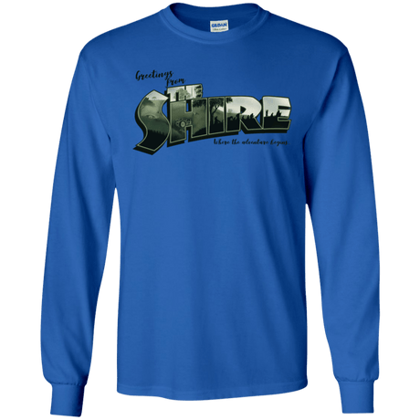T-Shirts Royal / S Greetings from the Shire Men's Long Sleeve T-Shirt