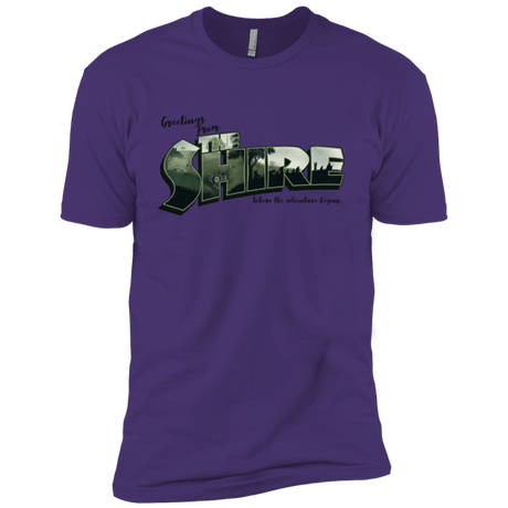 T-Shirts Purple Rush/ / X-Small Greetings from the Shire Men's Premium T-Shirt