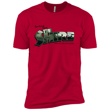 T-Shirts Red / X-Small Greetings from the Shire Men's Premium T-Shirt