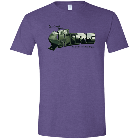 T-Shirts Heather Purple / S Greetings from the Shire Men's Semi-Fitted Softstyle
