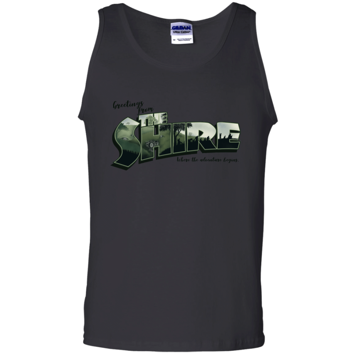 T-Shirts Black / S Greetings from the Shire Men's Tank Top