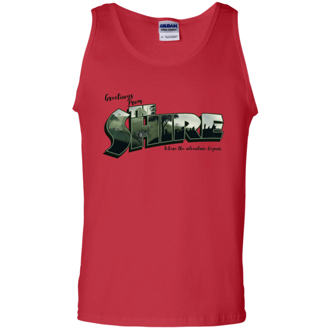 T-Shirts Red / S Greetings from the Shire Men's Tank Top