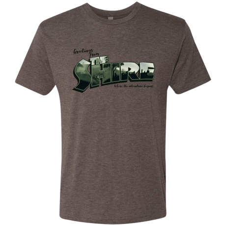T-Shirts Macchiato / S Greetings from the Shire Men's Triblend T-Shirt