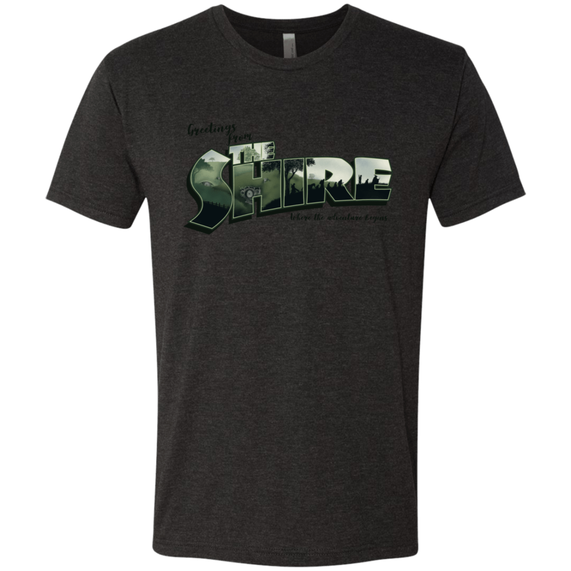 T-Shirts Vintage Black / S Greetings from the Shire Men's Triblend T-Shirt