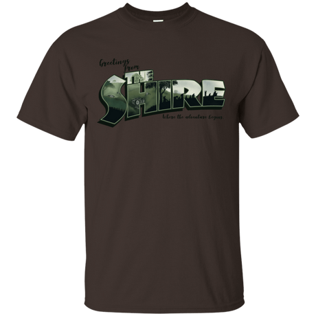 T-Shirts Dark Chocolate / S Greetings from the Shire T-Shirt