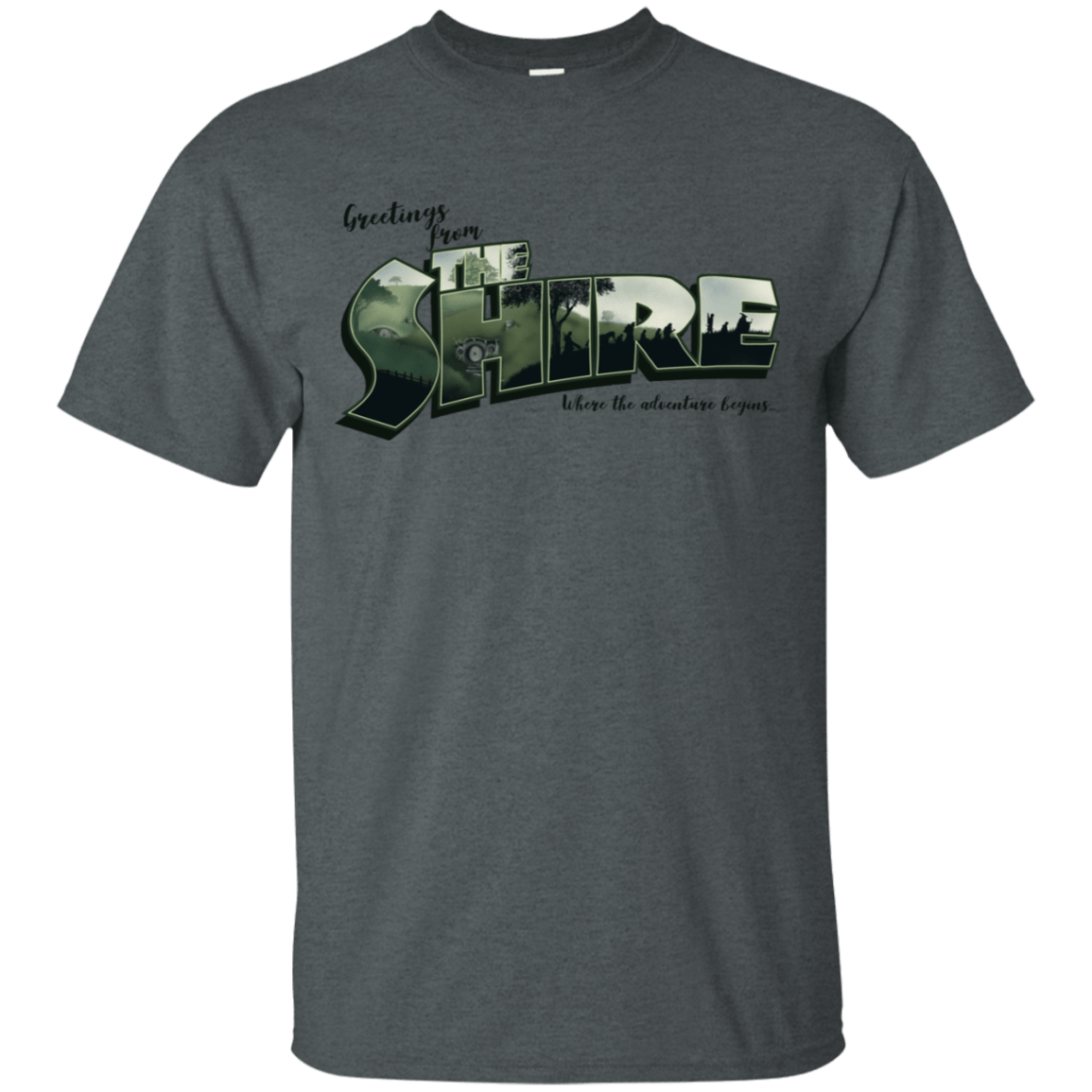 T-Shirts Dark Heather / S Greetings from the Shire T-Shirt