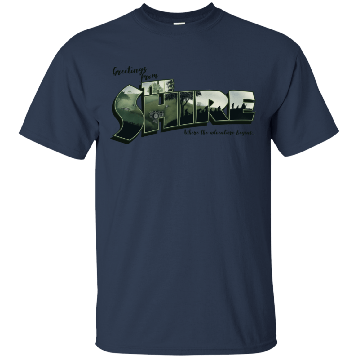 T-Shirts Navy / S Greetings from the Shire T-Shirt