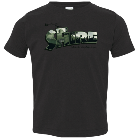 T-Shirts Black / 2T Greetings from the Shire Toddler Premium T-Shirt