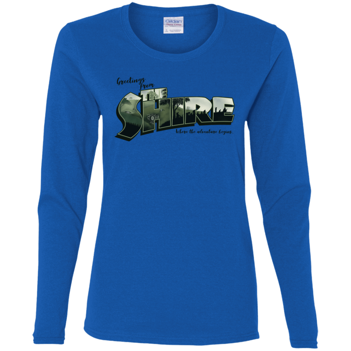 T-Shirts Royal / S Greetings from the Shire Women's Long Sleeve T-Shirt