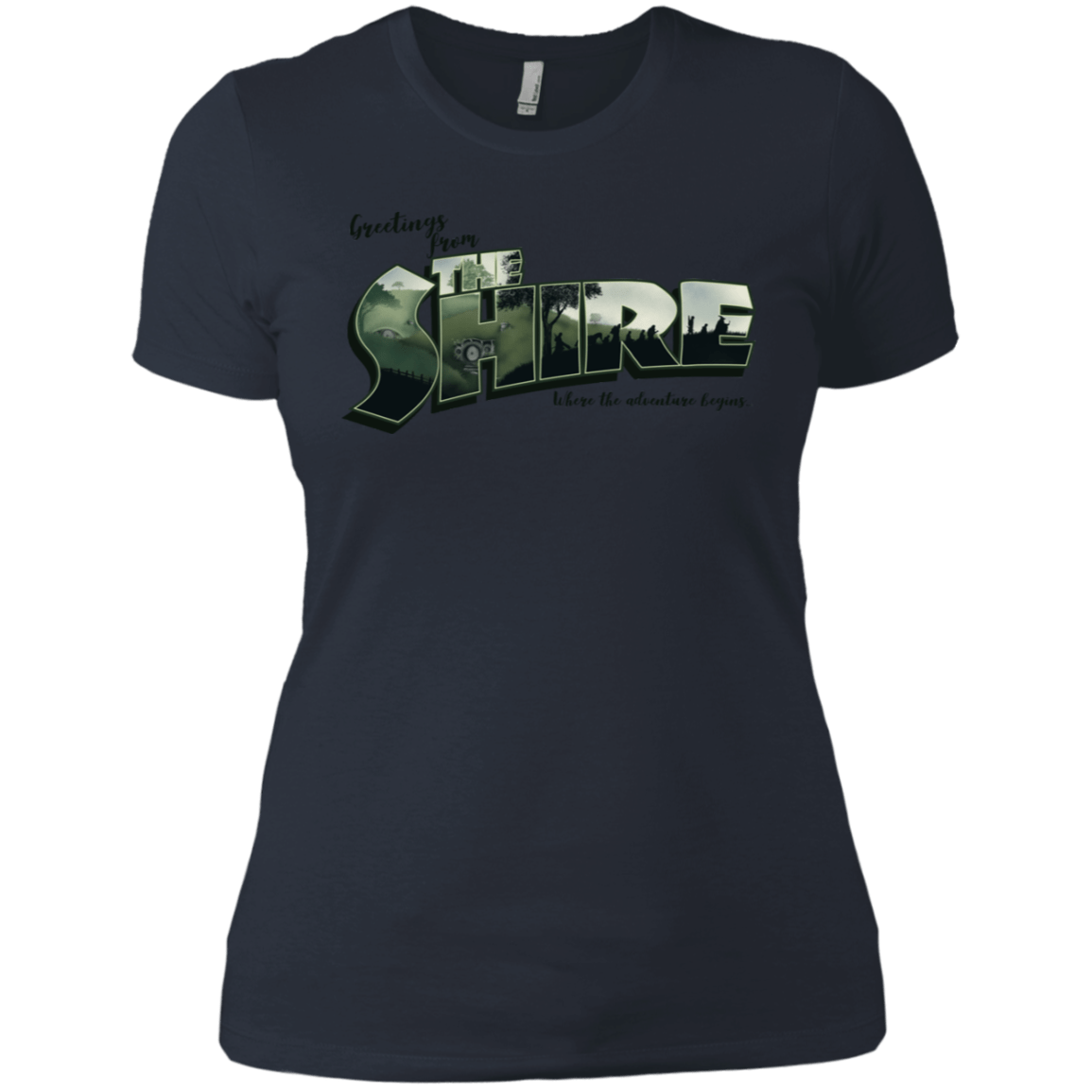 T-Shirts Indigo / X-Small Greetings from the Shire Women's Premium T-Shirt