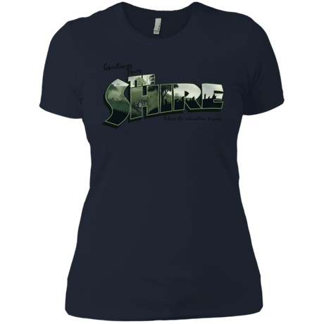 T-Shirts Midnight Navy / X-Small Greetings from the Shire Women's Premium T-Shirt