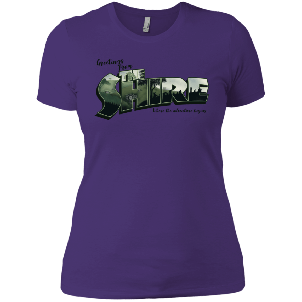 T-Shirts Purple Rush/ / X-Small Greetings from the Shire Women's Premium T-Shirt