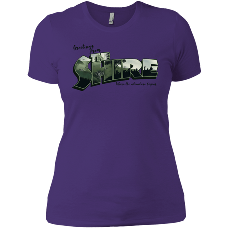 T-Shirts Purple Rush/ / X-Small Greetings from the Shire Women's Premium T-Shirt