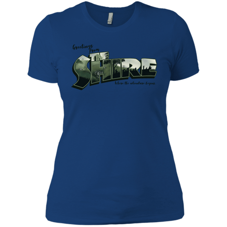 T-Shirts Royal / X-Small Greetings from the Shire Women's Premium T-Shirt