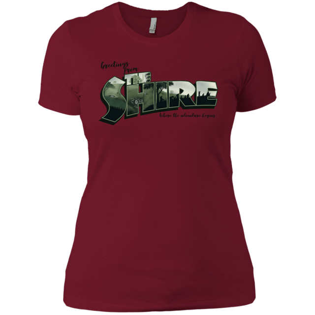 T-Shirts Scarlet / X-Small Greetings from the Shire Women's Premium T-Shirt