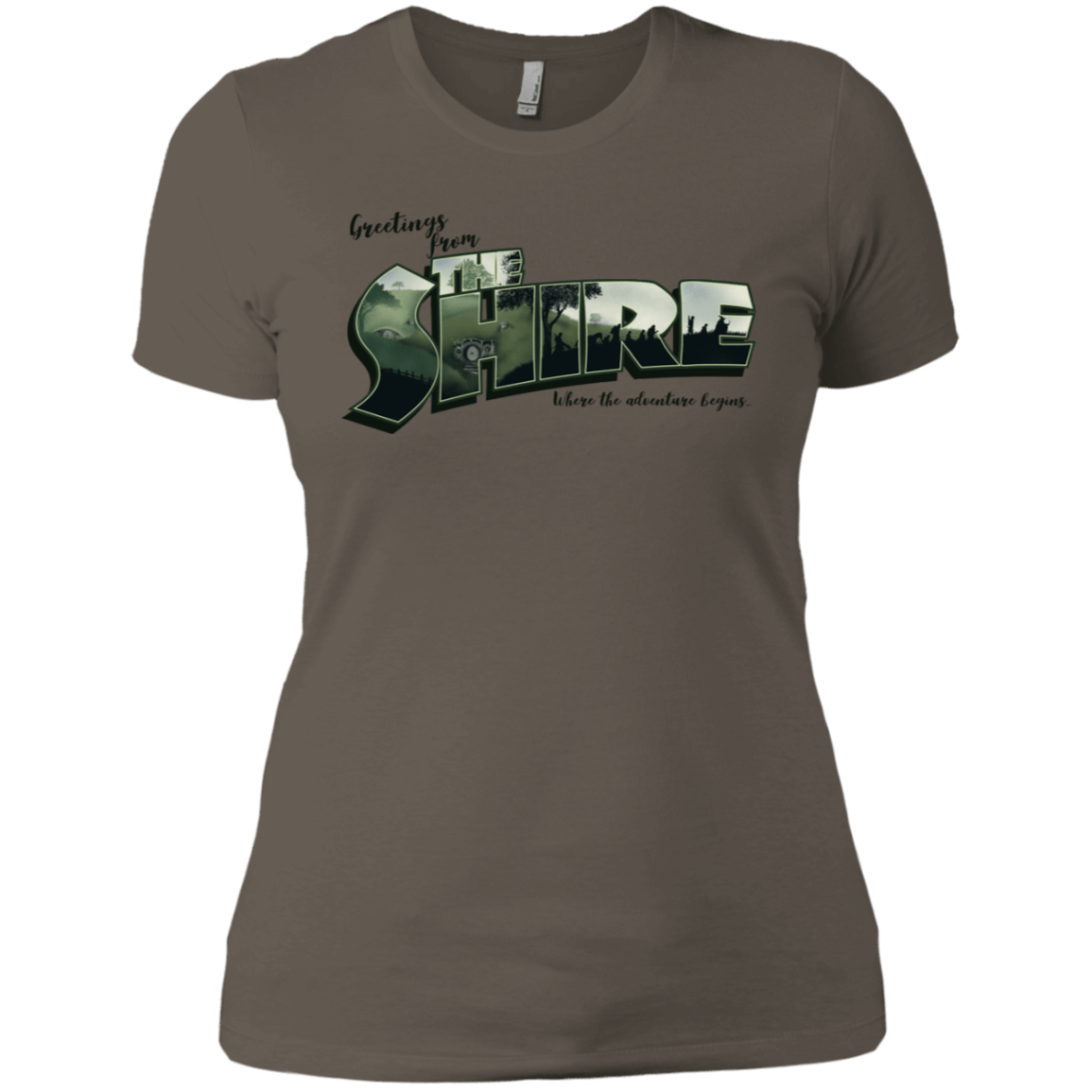 T-Shirts Warm Grey / X-Small Greetings from the Shire Women's Premium T-Shirt