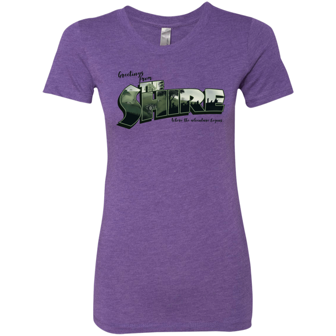 T-Shirts Purple Rush / S Greetings from the Shire Women's Triblend T-Shirt