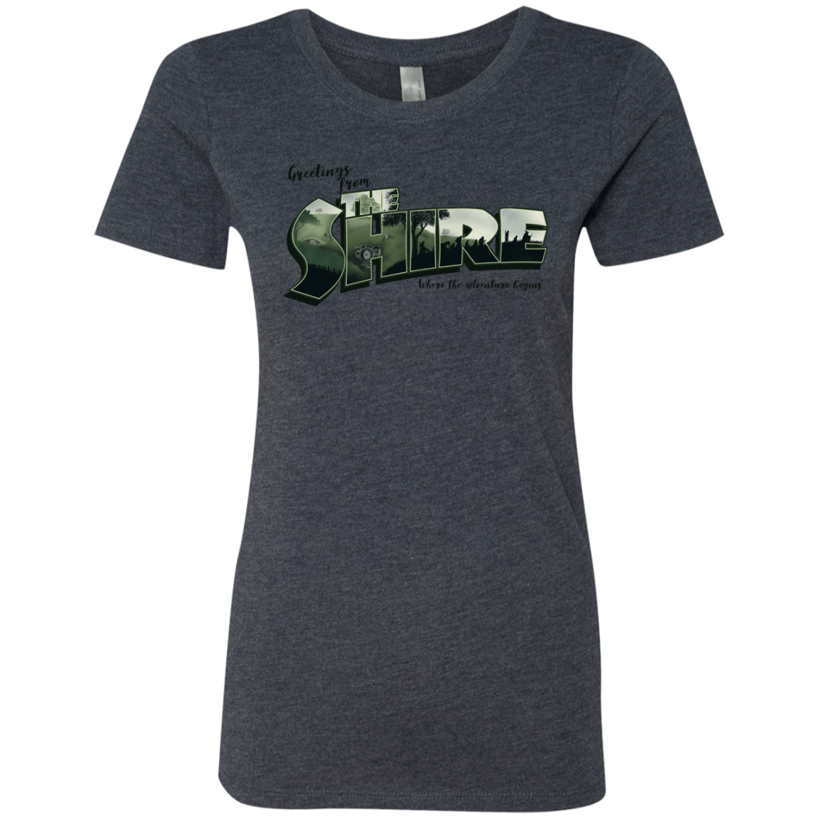 T-Shirts Vintage Navy / S Greetings from the Shire Women's Triblend T-Shirt