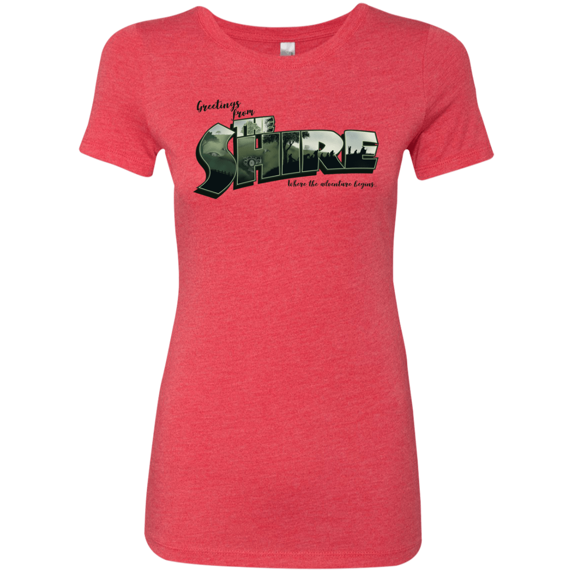 T-Shirts Vintage Red / S Greetings from the Shire Women's Triblend T-Shirt
