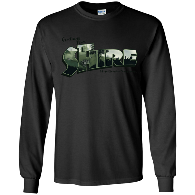 T-Shirts Black / YS Greetings from the Shire Youth Long Sleeve T-Shirt