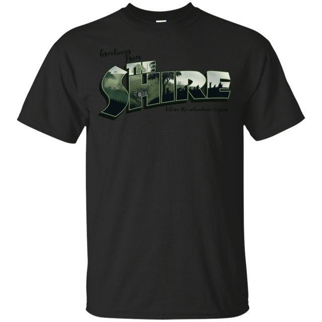 T-Shirts Black / YXS Greetings from the Shire Youth T-Shirt