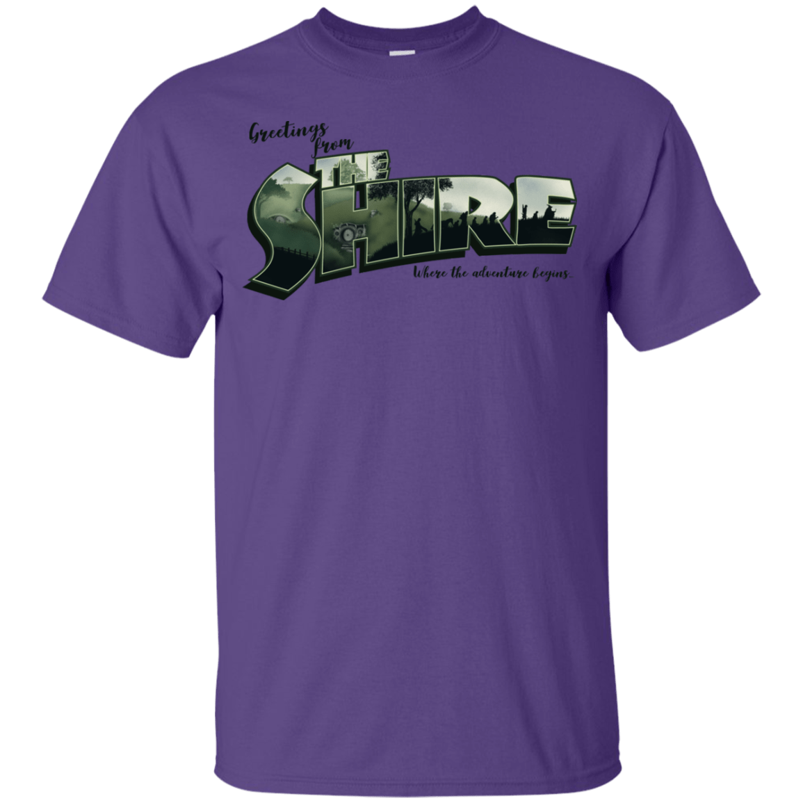 T-Shirts Purple / YXS Greetings from the Shire Youth T-Shirt